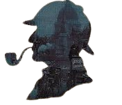 Silhouette de Sherlock Holmes